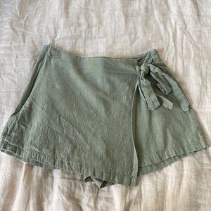 Green skort